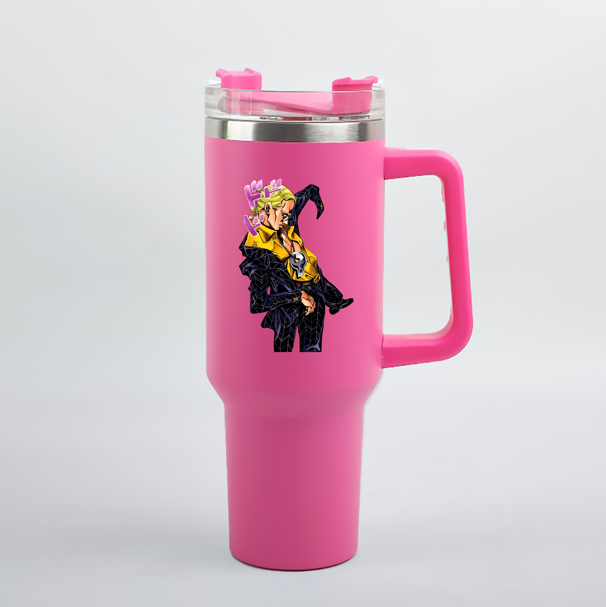 （画像用） ジョジョの奇妙な冒険 プロシュート JoJo's Bizarre Adventure Prosciutto 1200mL車用タンブラー（カラープリント）